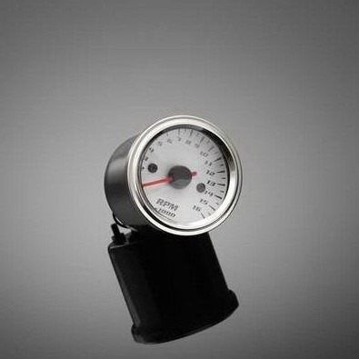 Highway Hawk H67-405 Otáčkoměr 52mm 16000ot. chrom/bílý/multi LED